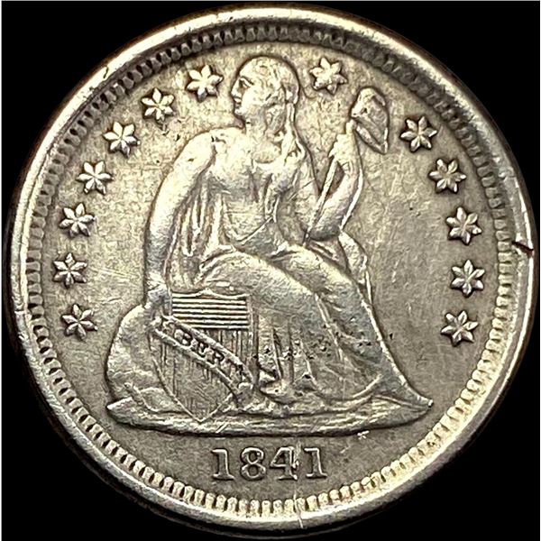 1841-O Seated Liberty Dime NEARLY UNCIRCULATED