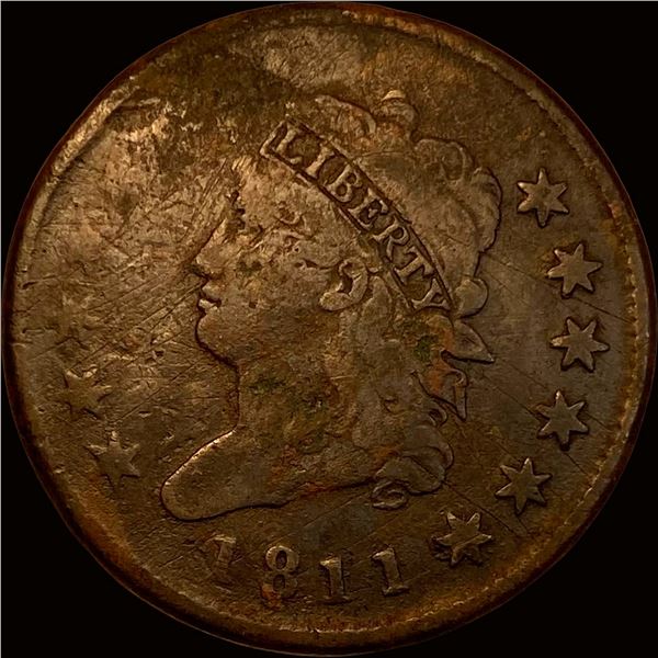 1811 Classic Head Large Cent LIGHTLY CIRCULATED