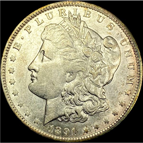 1891-O Silver Morgan Dollar NEARLY UNCIRCULATED
