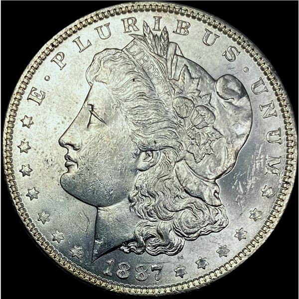 1887 Silver Morgan Dollar CHOICE BU
