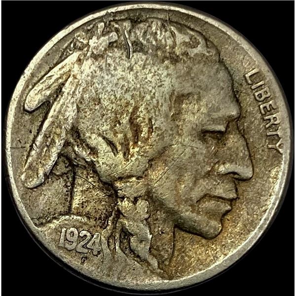 1924-S Buffalo Nickel NEARLY UNCIRCULATED