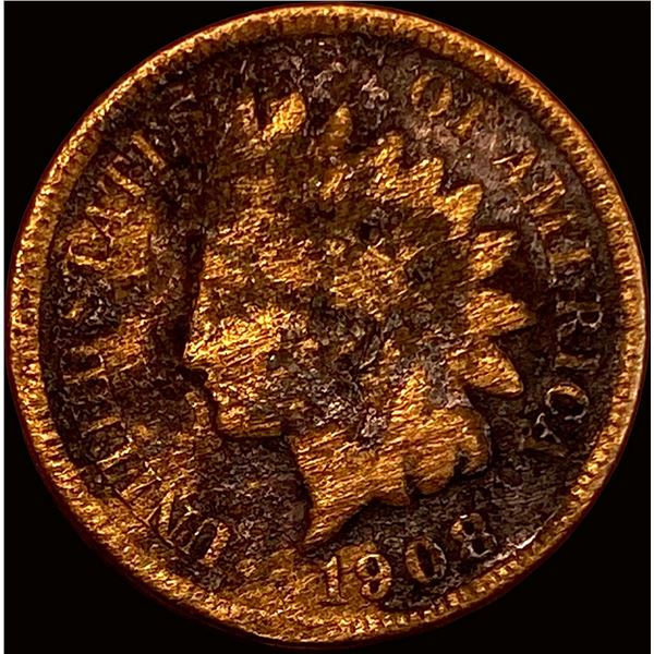 1908 Indian Head Cent NICELY CIRCULATED