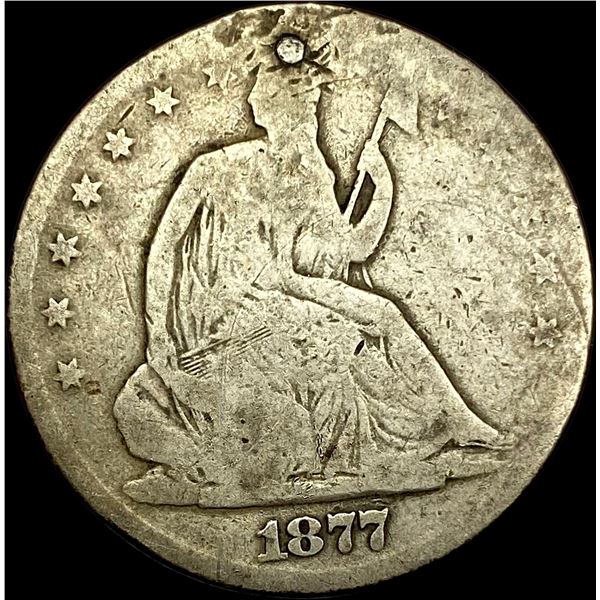 1877 Seated Liberty Half Dollar NICELY CIRCULATED