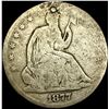 Image 1 : 1877 Seated Liberty Half Dollar NICELY CIRCULATED