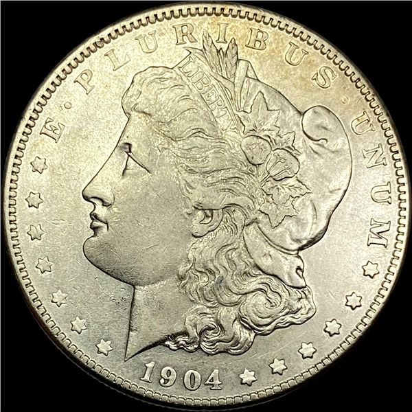 1904-S Silver Morgan Dollar CLOSELY UNCIRCULATED