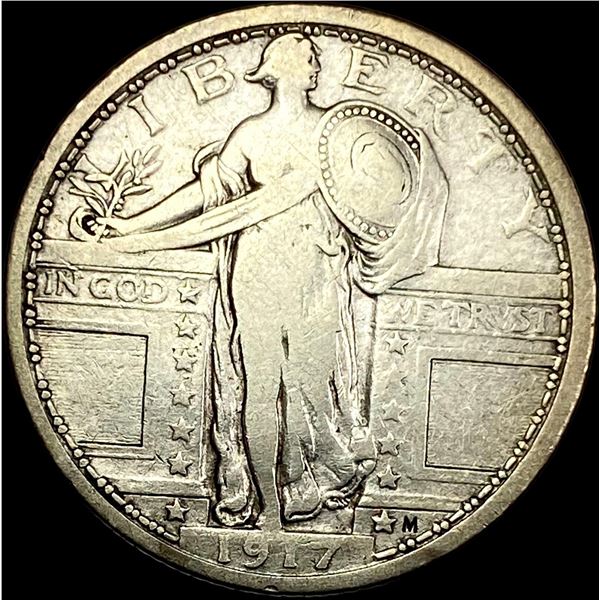1917 Type 1 Standing Liberty Quarter NICELY CIRCULATED