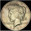 Image 1 : 1921 Silver Peace Dollar CLOSELY UNCIRCULATED