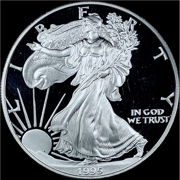 1995-P 1oz Silver American Eagle $1 CHOICE PROOF