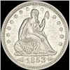 Image 1 : 1853 Arrows/Rays Seated Liberty Quarter CLOSELY UNCIRCULATED