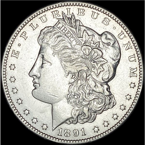 1891-CC Silver Morgan Dollar CLOSELY UNCIRCULATED