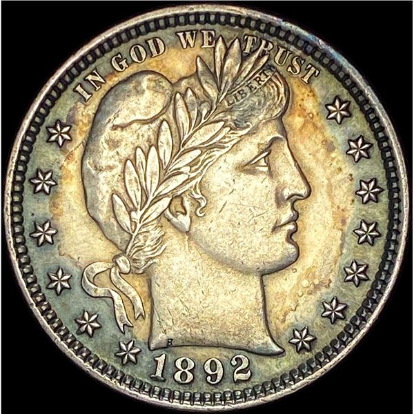 1892 Silver Barber Quarter UNCIRCULATED
