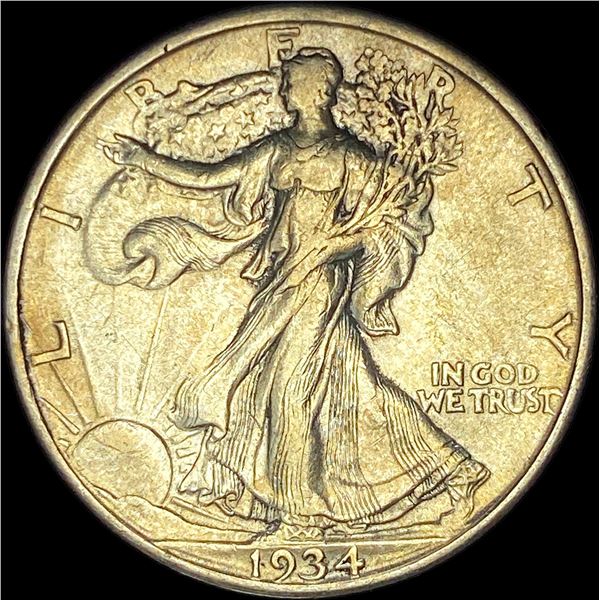 1934-D Walking Liberty Half Dollar CLOSELY UNCIRCULATED