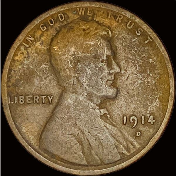 1914-D Lincoln Wheat Cent NICELY CIRCULATED