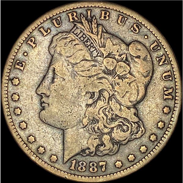 1887-S Silver Morgan Dollar LIGHTLY CIRCULATED