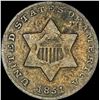 Image 1 : 1851 Silver Three-Cent Piece NICELY CIRCULATED