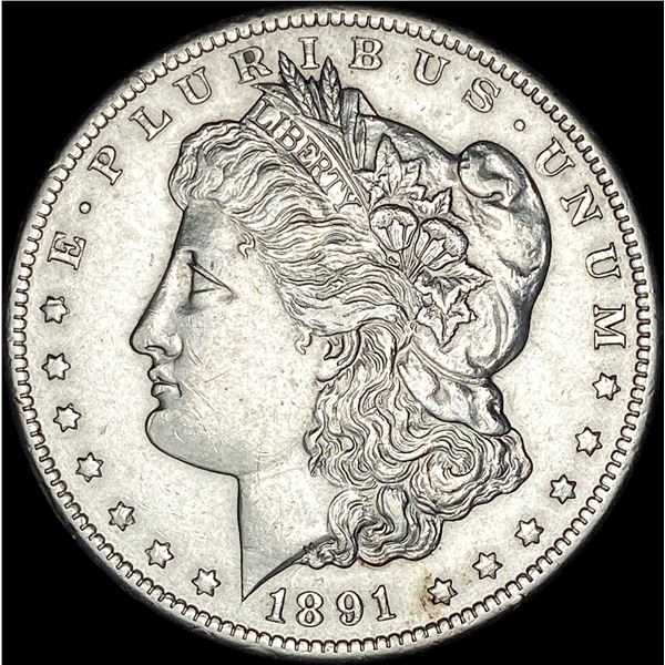 1891-CC Silver Morgan Dollar CLOSELY UNCIRCULATED