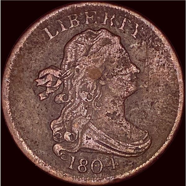1804 Draped Bust Half Cent HIGH GRADE