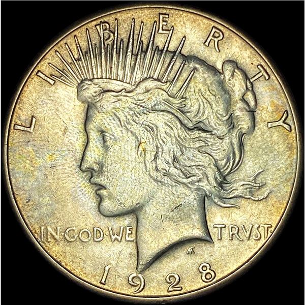 1928-S Silver Peace Dollar CLOSELY UNCIRCULATED