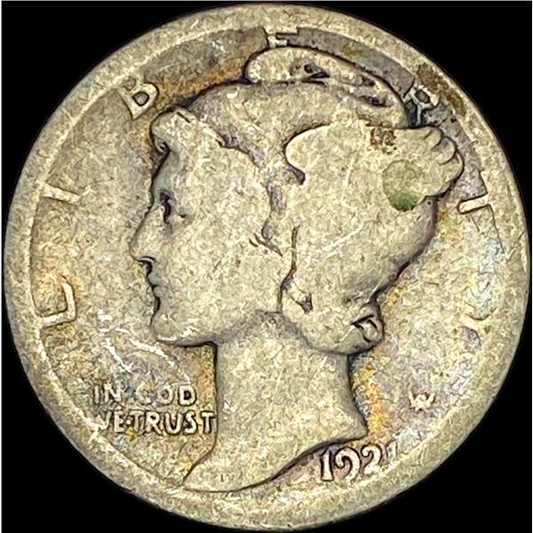 1921 Silver Mercury Dime NICELY CIRCULATED
