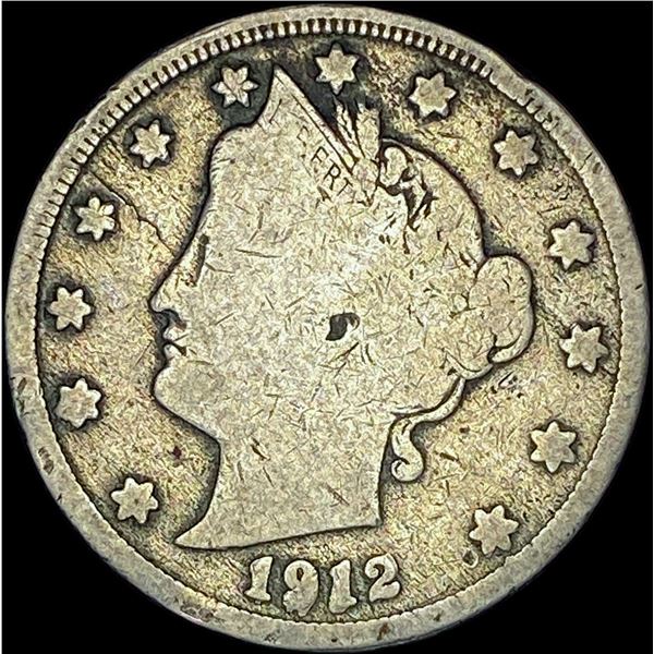 1912-S Liberty Head Nickel NICELY CIRCULATED