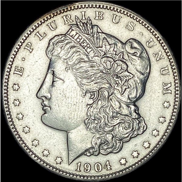1904 Silver Morgan Dollar CLOSELY UNCIRCULATED