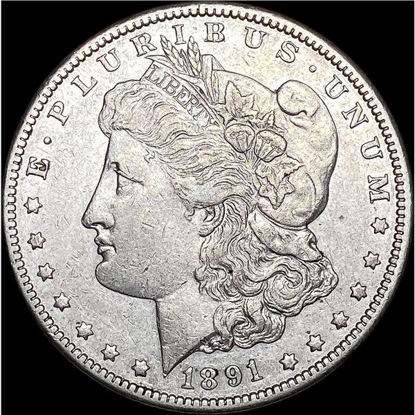 1891-CC Silver Morgan Dollar CLOSELY UNCIRCULATED