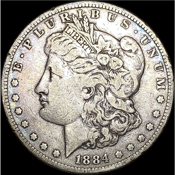 1884-S Silver Morgan Dollar LIGHTLY CIRCULATED