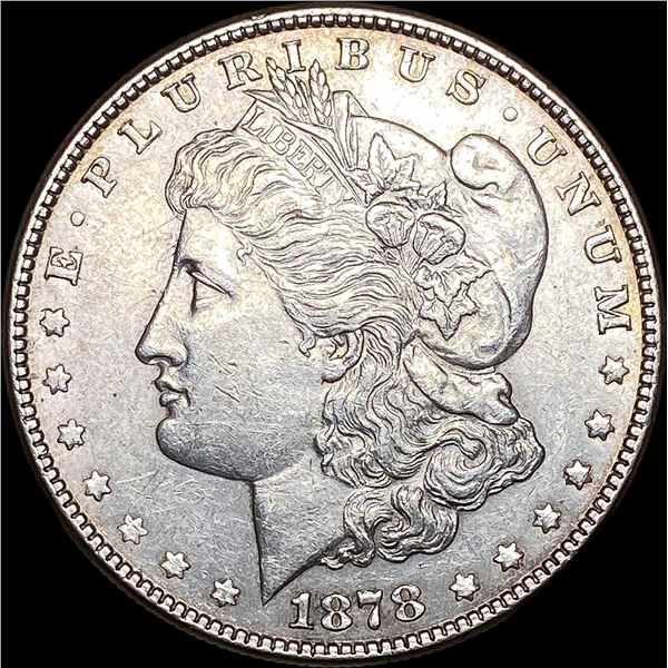 1878 Silver Morgan Dollar CLOSELY UNCIRCULATED