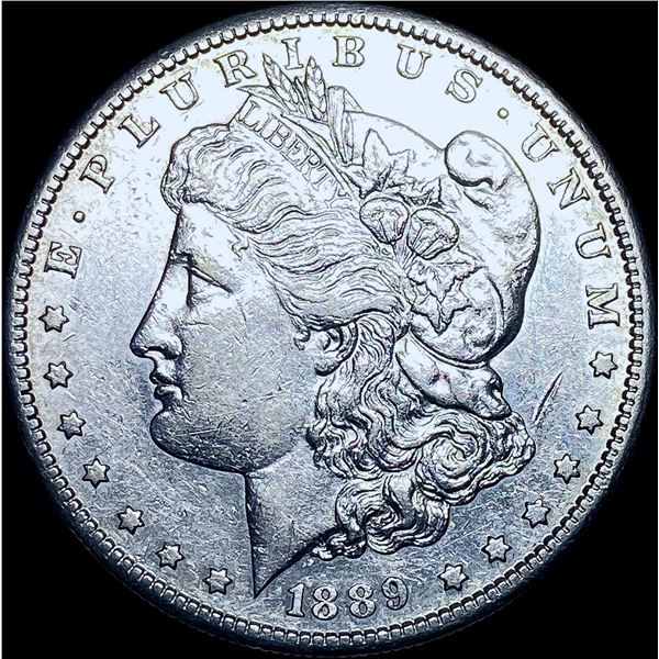 1889-S Silver Morgan Dollar CHOICE AU