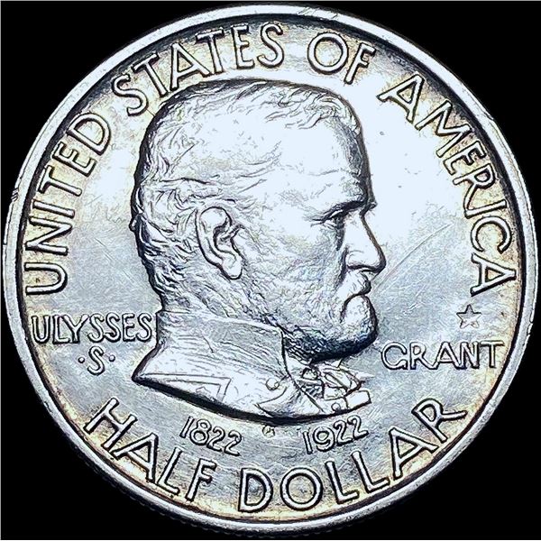 1922 Grant STAR Half Dollar CHOICE AU