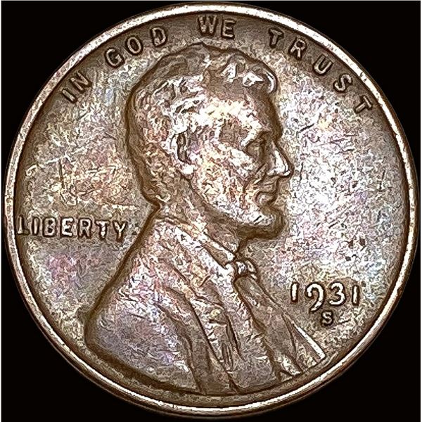 1931-S Lincoln Wheat Cent NEARLY UNCIRCULATED