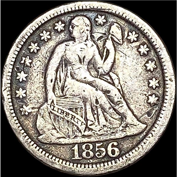1856 Seated Liberty Dime LIGHTLY CIRCULATED
