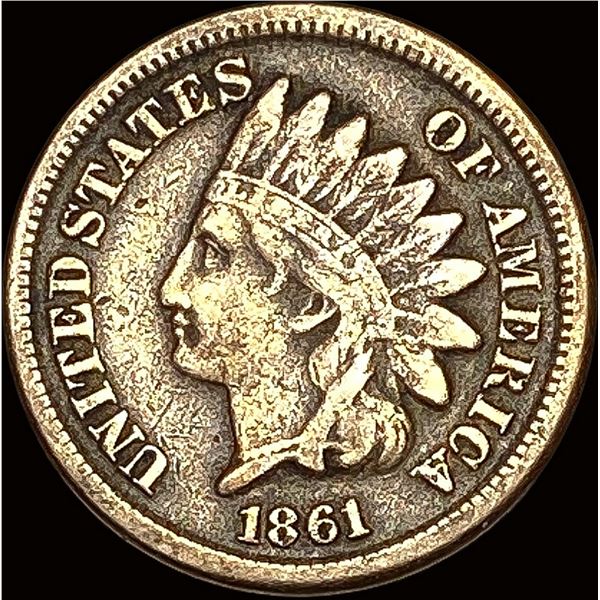1861 Indian Head Cent LIGHTLY CIRCULATED