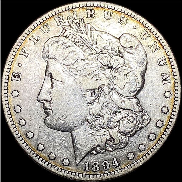 1894-S Silver Morgan Dollar ABOUT UNCIRCULATED