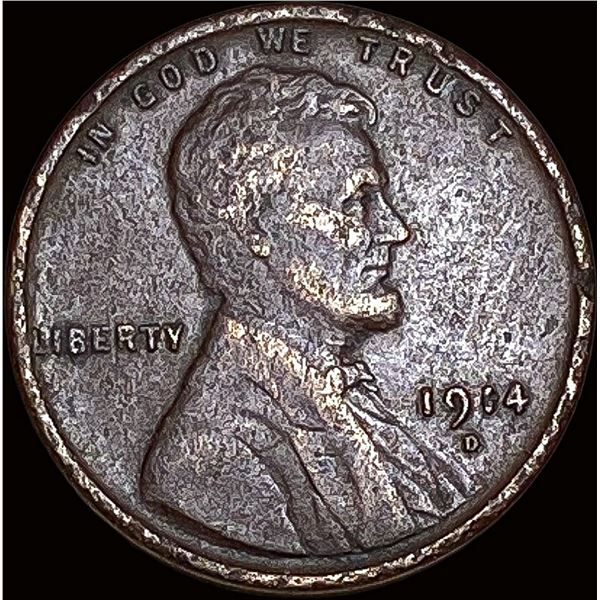 1914-D Lincoln Wheat Cent NEARLY UNCIRCULATED