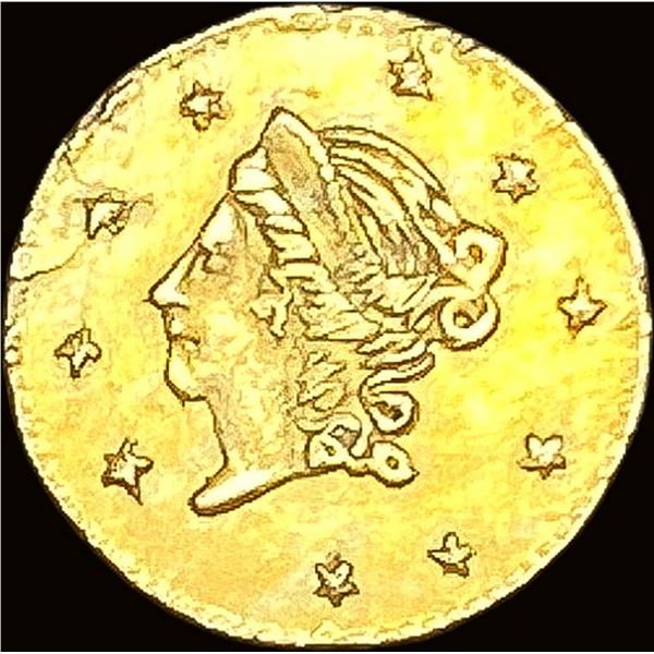 1871 Gold 1/2 Dollar California Fractional HIGH GRADE