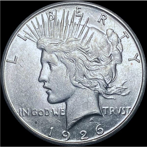 1926-S Silver Peace Dollar CHOICE AU