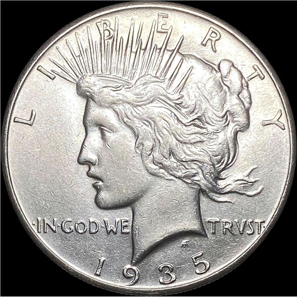 1935 Peace Silver Dollar CLOSELY UNCIRCULATED
