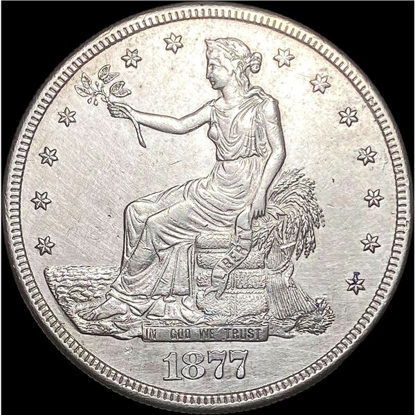 1877-S Silver Trade Dollar CLOSELY UNCIRCULATED