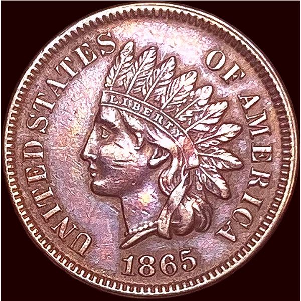 1865 Indian Head Cent CHOICE AU