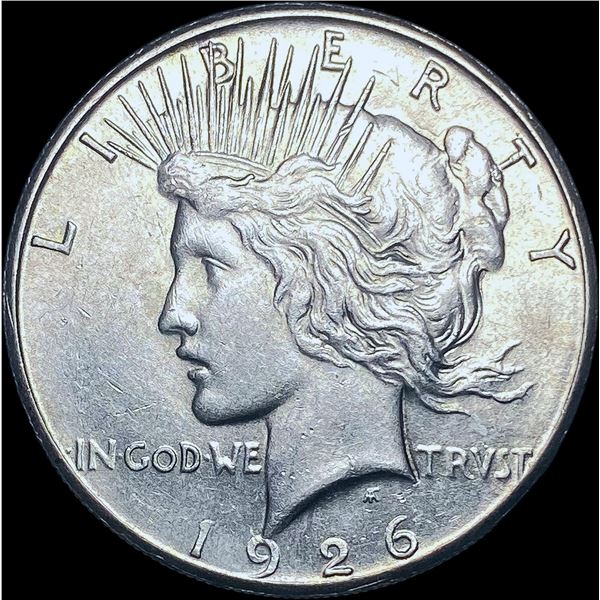 1926-S Silver Peace Dollar CHOICE AU