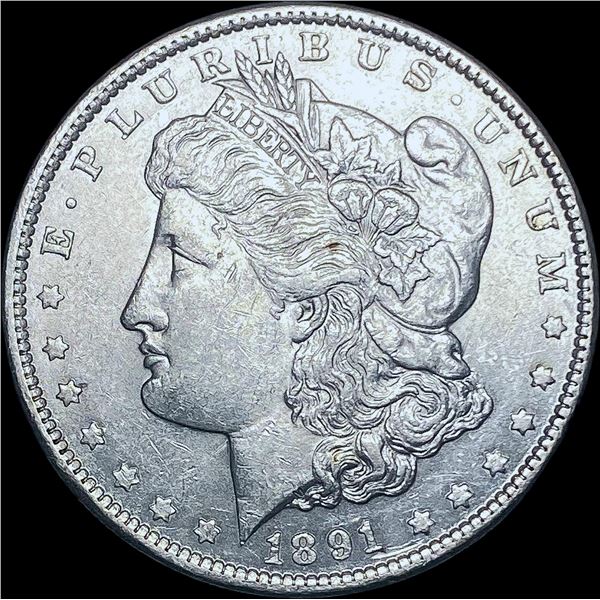 1891 Silver Morgan Dollar CHOICE AU
