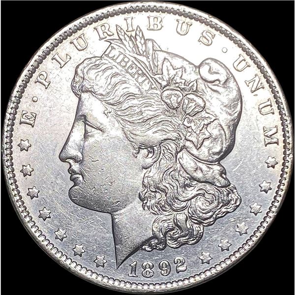 1892 Silver Morgan Dollar CLOSELY UNCIRCULATED