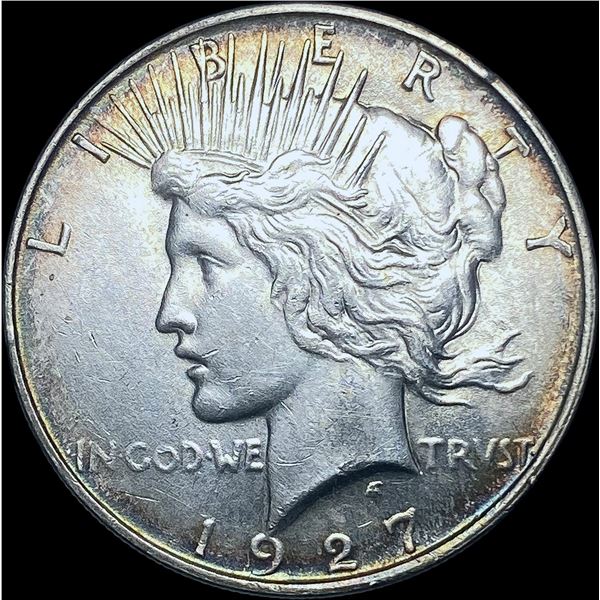1927-D Silver Peace Dollar CHOICE AU