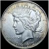 1927-D Silver Peace Dollar CHOICE AU