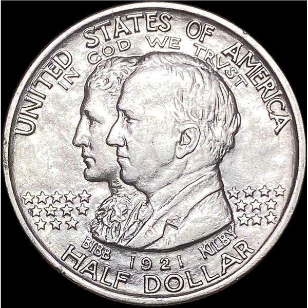 1921 Silver Alabama Half Dollar CLOSELY UNCIRCULATED