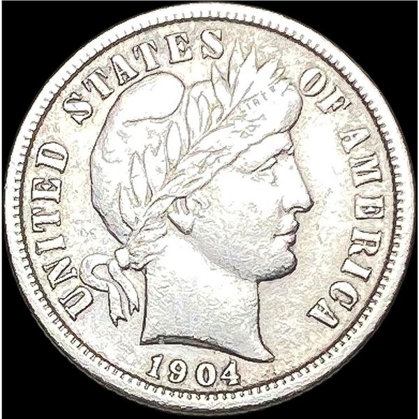 1904 Barber Dime CLOSELY UNCIRCULATED