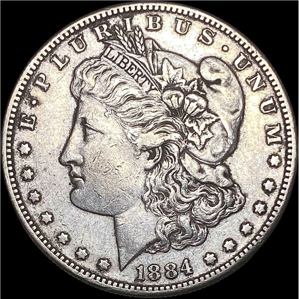 1884-S Silver Morgan Dollar NEARLY UNCIRCULATED