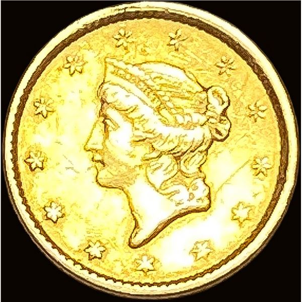 1851 Gold $1 Liberty Head CLOSE UNC