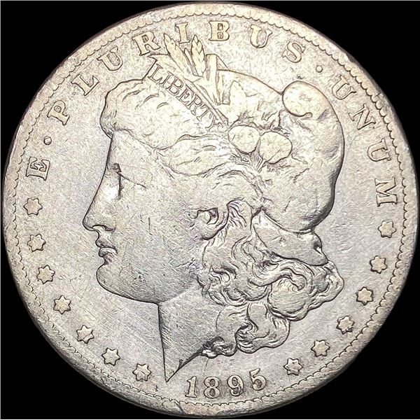1895-S Silver Morgan Dollar NICELY CIRCULATED